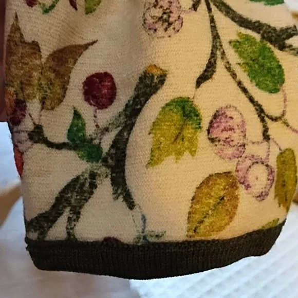 Geiger Collectins Floral Wool Cardigan Jacket - Picture 6 of 11